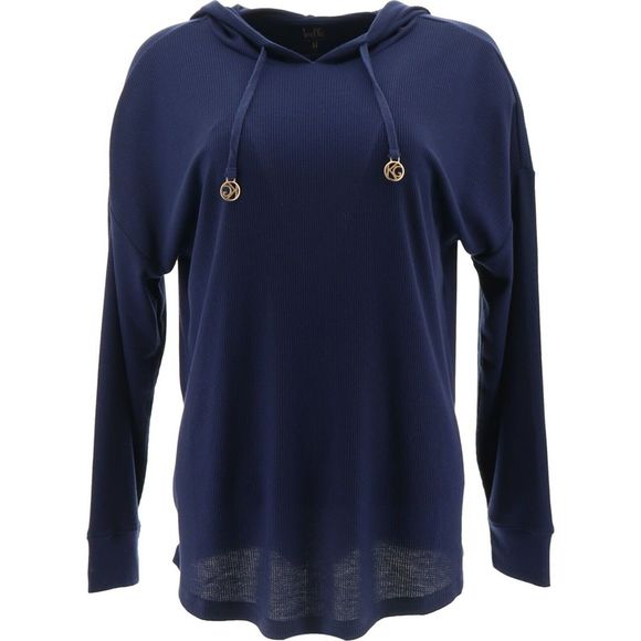 Belle by Kim Gravel Tops Belle Kim Gravel Baby Waffle Logo Hoodie